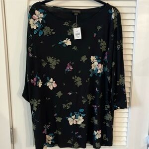 J.Jill Wearever Collection Floral Top